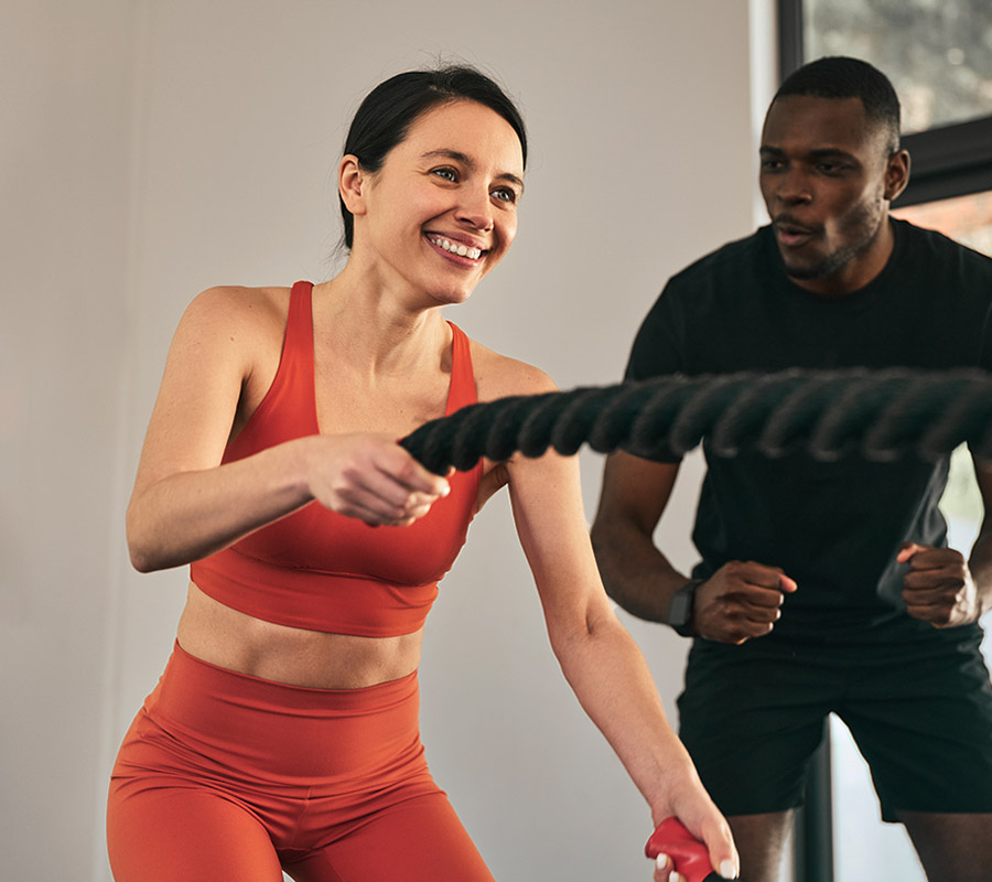 A total body focused workout experience, incorporating Bodyweight as well as Weighted exercises.