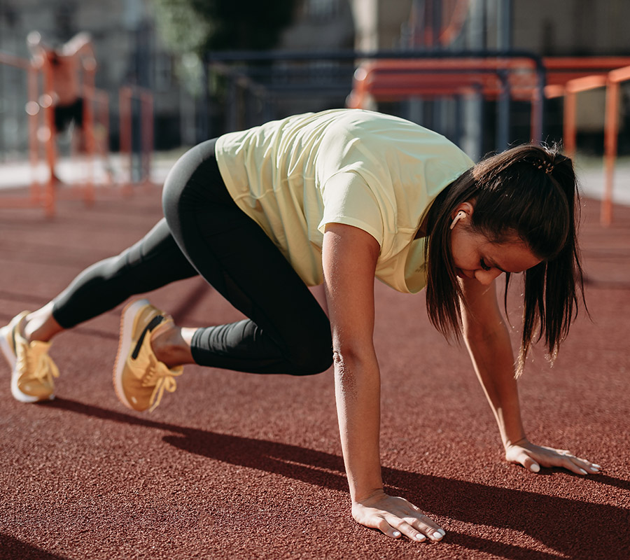 Every squat, every lunge, every burpee is driven by the music, helping you make it to that last rep, and maybe even five more.